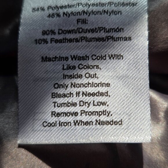 Calvin Klein Performance Down Filled Puffer Vest Gray Size XL - Picture 14 of 15